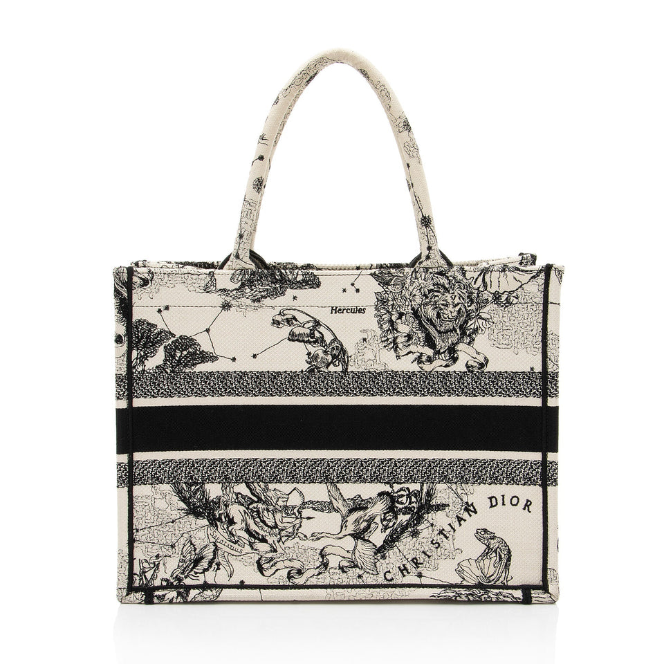 Dior Zodiac Toile De Jouy Medium Book Tote