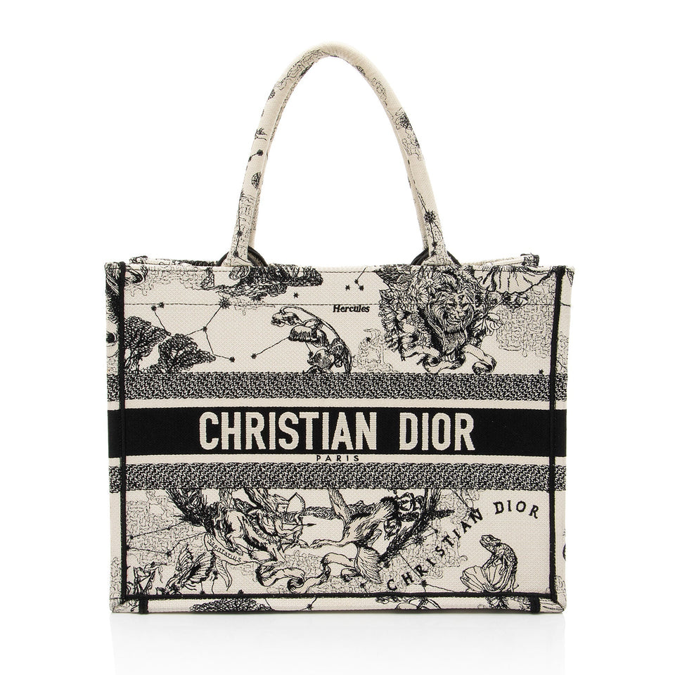 Dior Zodiac Toile De Jouy Medium Book Tote