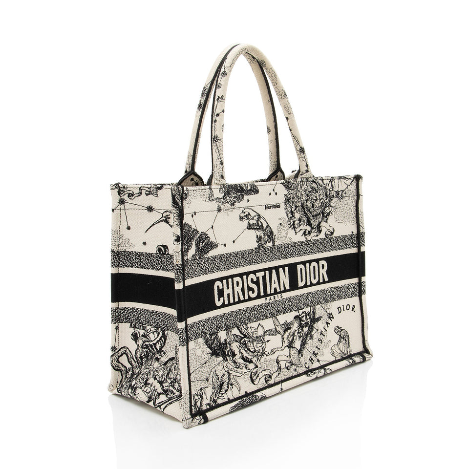 Dior Zodiac Toile De Jouy Medium Book Tote