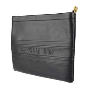 Dior CLUTCH BLACK LEATHER BAG