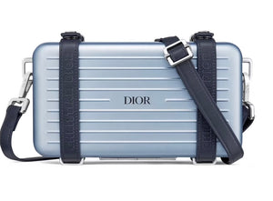 Dior X RIMOWA ALUMINUM PERSONAL CLUTCH ON STRAP