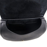 Dior Black Grained Calfskin Large Bobby Flap Bag