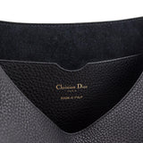 Dior Black Grained Calfskin Large Bobby Flap Bag
