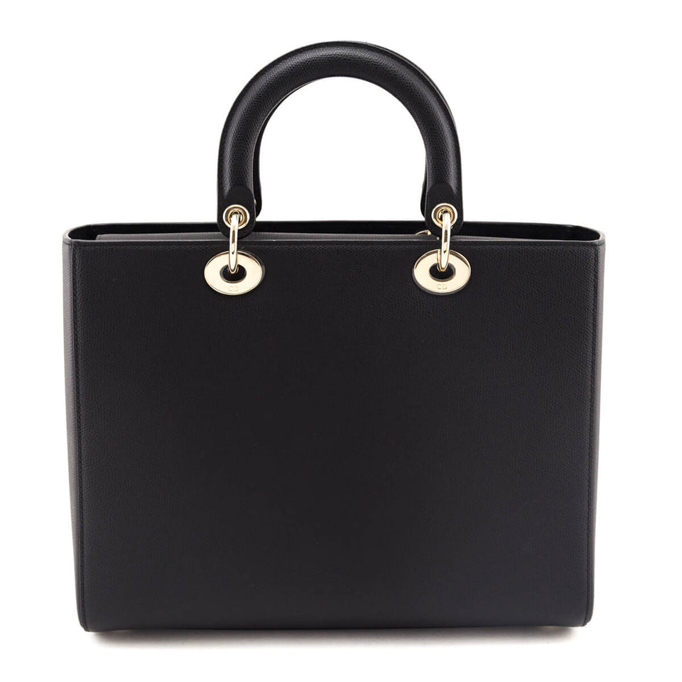 Dior Black LADY D-SIRE Large Tote Bag