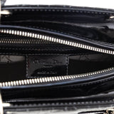 Dior Black Patent Cannage Medium Lady Dior