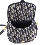 Dior Blue Oblique Jacquard Medium Bobby Flap Bag