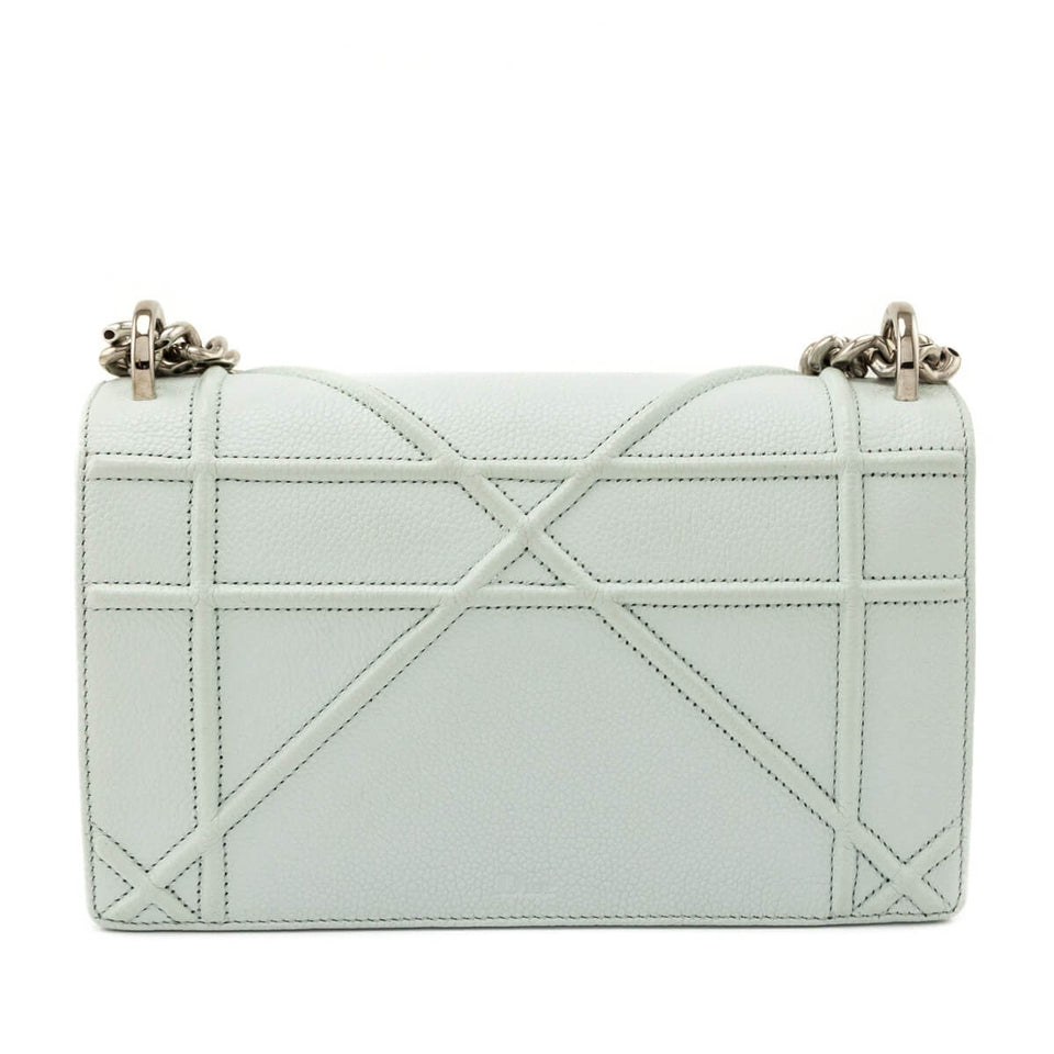 Dior Mint Grained Calfskin Small Diorama Flap Bag