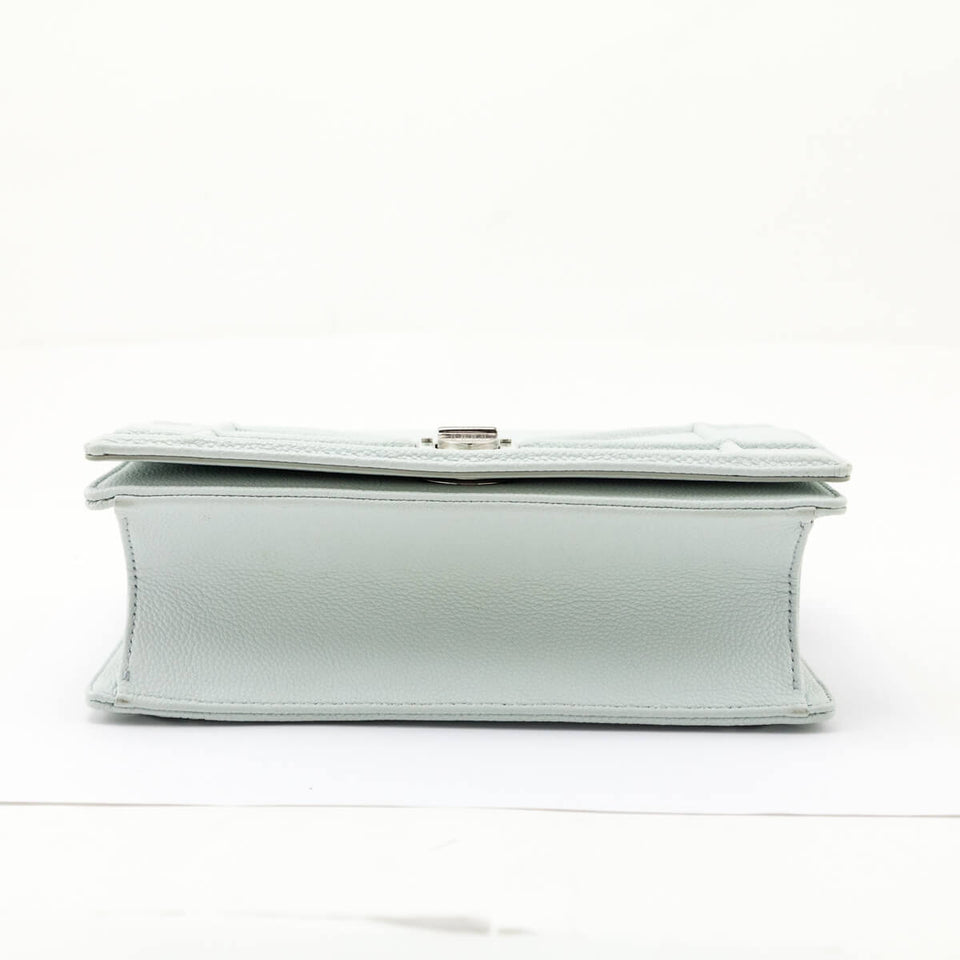 Dior Mint Grained Calfskin Small Diorama Flap Bag