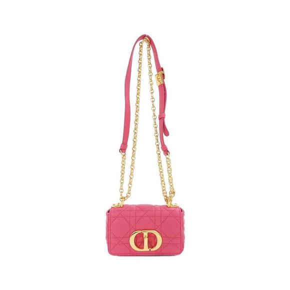 Dior CANNAGE MINI CARO CALFSKIN LEATHER CROSSBODY BAG