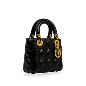Christian Dior Lady Dior - Mini - Black Lambskin