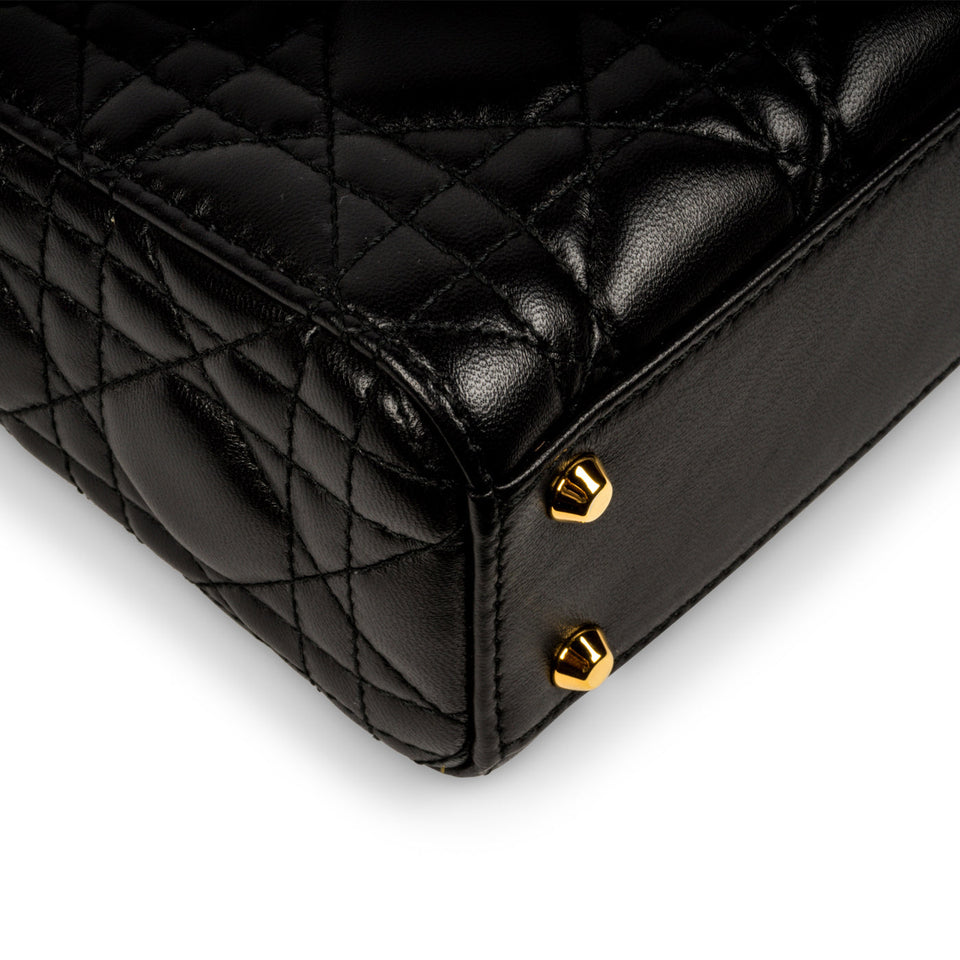 Christian Dior Lady Dior - Mini - Black Lambskin
