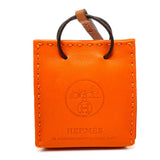 Hermes charm Anjou Miro, Swift, Silver Orange Shopper charm Sac Orange Women