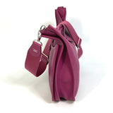 Hermes Shoulder Bag Taurillon Clemence Purple type Evelyn3 PM Troyes Women
