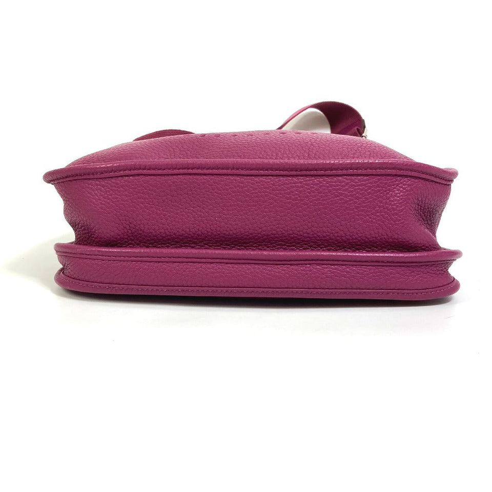Hermes Shoulder Bag Taurillon Clemence Purple type Evelyn3 PM Troyes Women