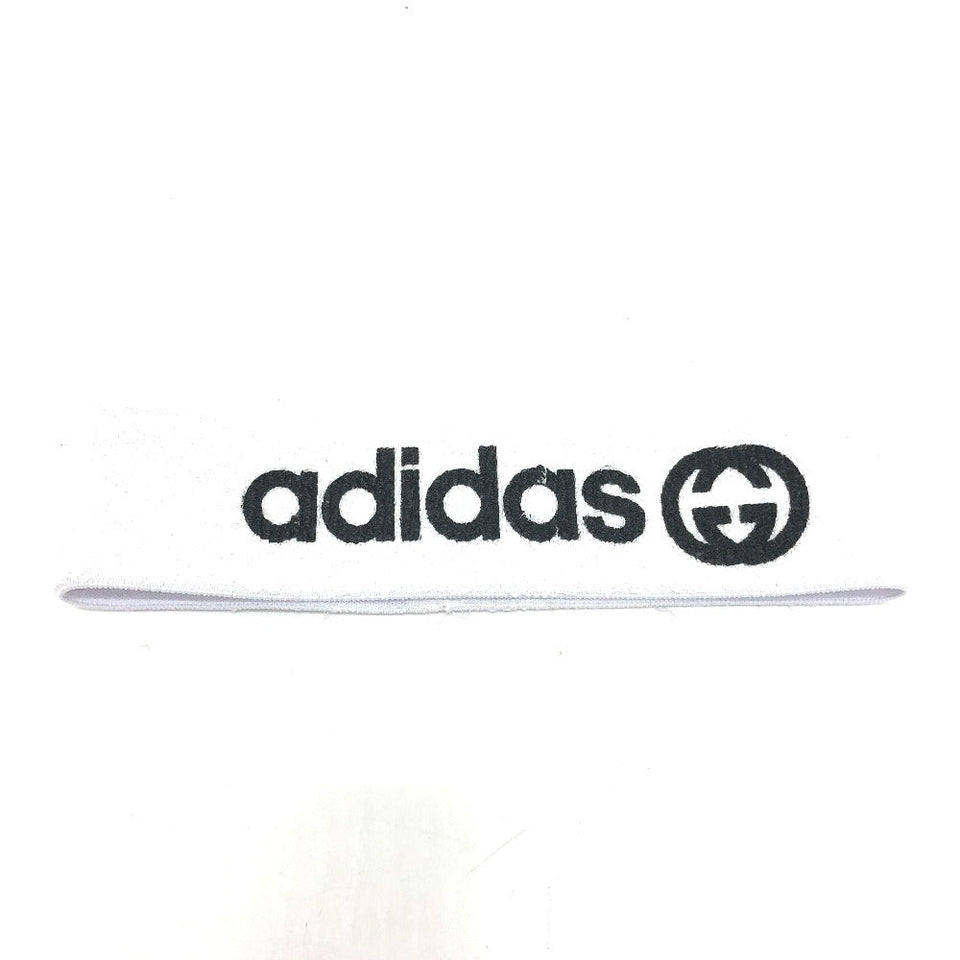 Gucci hair accessory 703594 polyester white logo Adidas adidas collaboration Women M