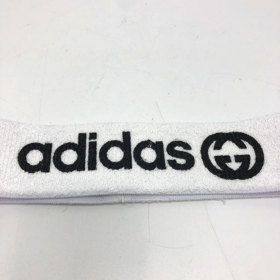Gucci hair accessory 703594 polyester white logo Adidas adidas collaboration Women M