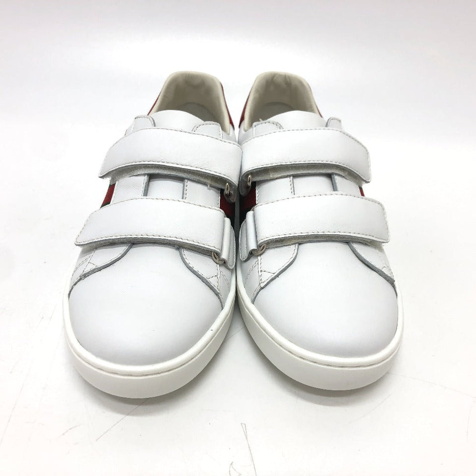 Gucci sneakers leather white sherry line cat Cat Kids 32
