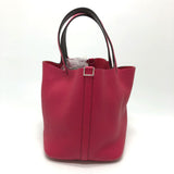 Hermes Handbag Togo Pink type Tote Bag Picotin Lock MM 22 Women