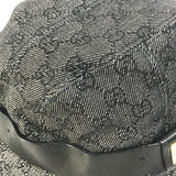 Gucci hat GG canvas Black x gray GG denim XL