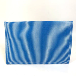Hermes Pouch cotton blue flat Western Company GM Women