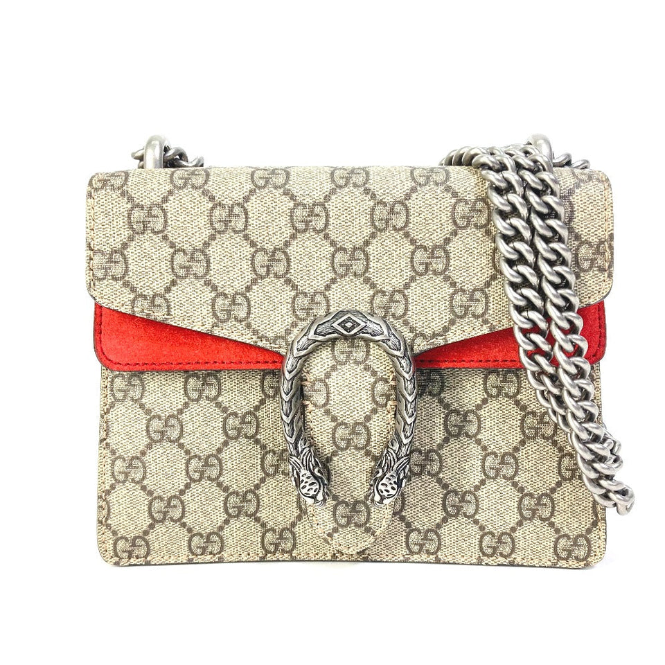 Gucci Shoulder Bag 421970 GG Supreme Canvas beige GG Dionysus Women