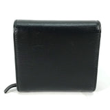 Gucci Folded wallet 621891 leather black Horsebit Women