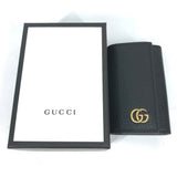 Gucci Key case Key holder  435305 leather black GG Marmont six hooks Women