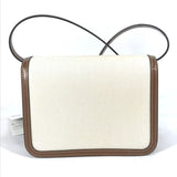 Burberry Shoulder Bag 8039365 Canvas / leather beige Bag 2WAY bag clutch bag TB Women
