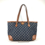 Gucci Tote Bag 631685 denim blue Ophidia GG denim Medium tote Women