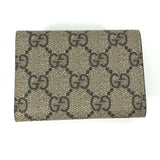 Gucci Trifold wallet 681704 GG Supreme Canvas beige BALENCIAGA Balenciaga collaboration Paper mini wallet unisex(Unisex)