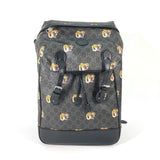Gucci Backpack 696013 GG Supreme Canvas black Interlocking G Medium backpack mens