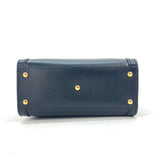 Gucci Tote Bag 655661 leather black Neon color strap included Diana Mini Bamboo Women