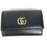 Gucci Key case Key holder  456118 leather black key GG Marmont Women