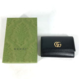 Gucci Key case Key holder  456118 leather black key GG Marmont Women