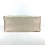 Gucci Tote Bag 772176 Canvas leather Beige typex black Japan limited JAPAN logo print Women