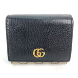 Gucci Folded wallet 598587 Leather PVC beige GG Supreme GG Marmont Women