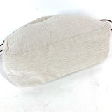 Hermes Pouch Toile Chevron Vaubarenia beige Foolby 25