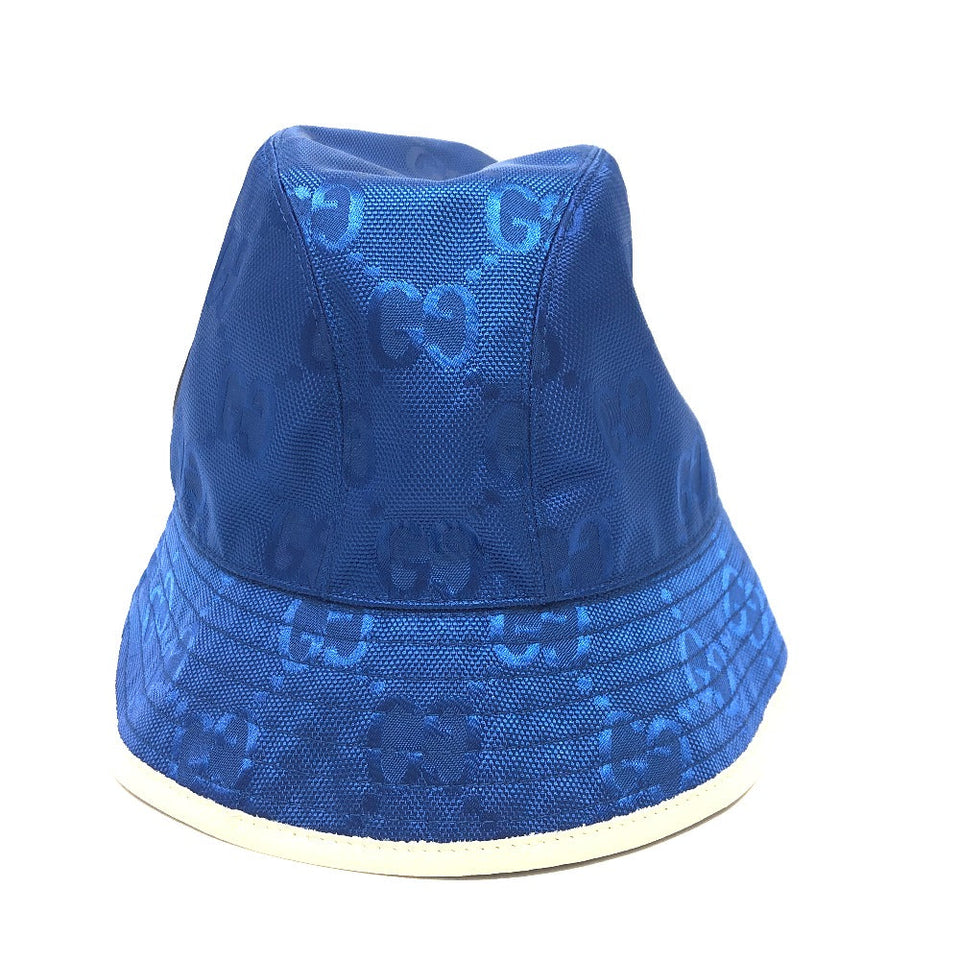 Gucci hat 627115 Nylon blue Japan limited Off The Grid mens L