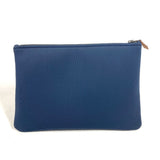 Hermes Pouch polyamide Navy Flat pouch Neoban Pouch MM