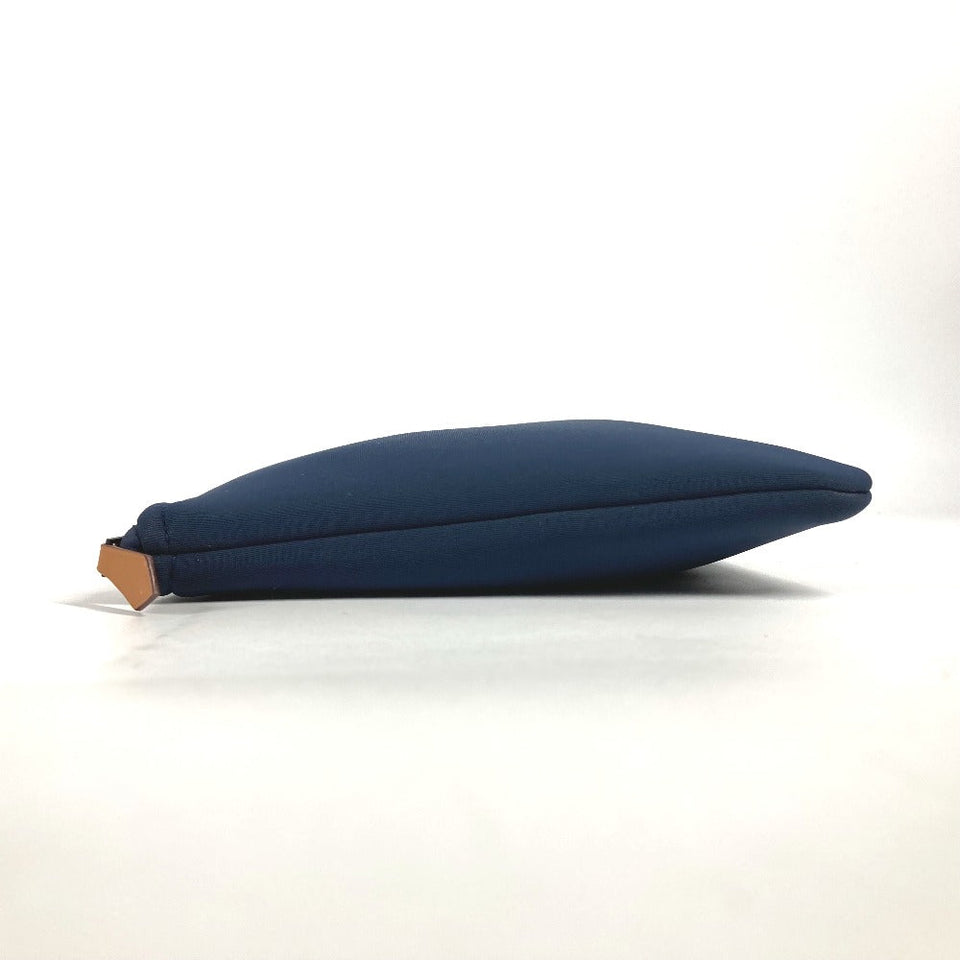 Hermes Pouch polyamide Navy Flat pouch Neoban Pouch MM