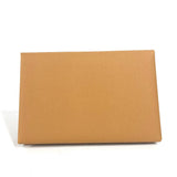 Hermes Clutch bag Epsom Brown x pink With porch Calvi GM