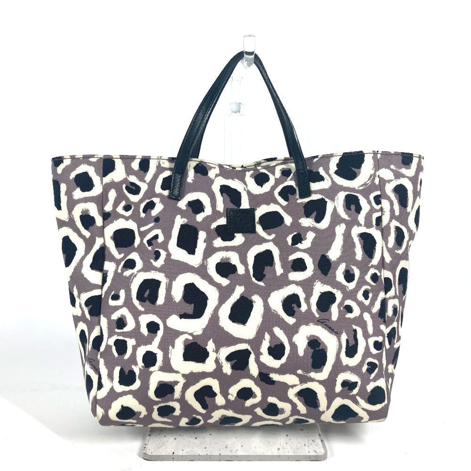 Gucci Tote Bag 284721 Nylon / leather purple Children's Kids leopard leopard leopard