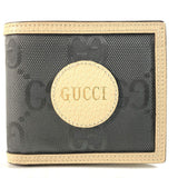 Gucci Folded wallet 625574 Nylon / leather Black x beige logo Off The Grid Off The Grid mens