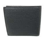 Gucci Folded wallet 496316 leather black Vintage logo print mens