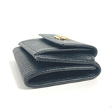 Gucci Trifold wallet 523277 leather black GG Marmont Women