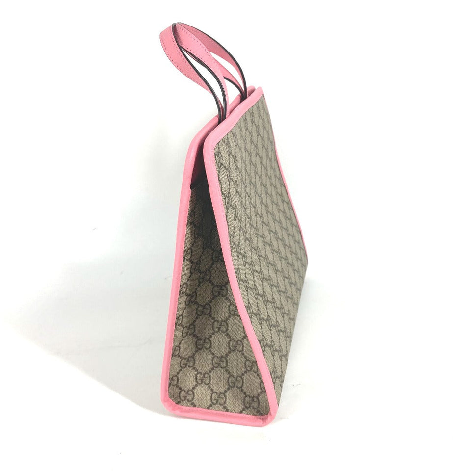 Gucci Handbag 630589 GG Supreme canvas, leather pink Chilled license GG Supreme Strawberry Strawberry Glitter Kids