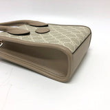 Gucci Shoulder Bag 671623 GG Supreme Canvas light beige GG Supreme Interlocking G Mini Tote Bag Women