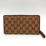 Gucci Long Wallet Purse 547791 GG canvas / leather beige GG New York Yankees collaboration NY Women