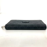 Gucci Long Wallet Purse 673003 GG Supreme Canvas black GG Supreme Interlocking G zip-around wallet mens