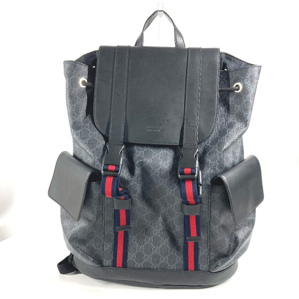 Gucci Backpack 49556 GG Supreme Canvas black GG Supreme